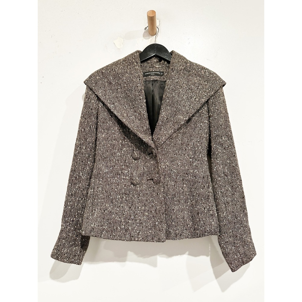 Avenue Montaigne Vintage Metallic Tweed Blazer Size 2